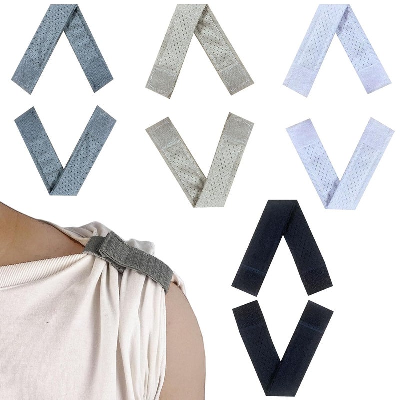 RRBXIA 8 Pcs Softball Soccer Baseball Sleeve Ties Hook and Loop Straps Sports Shirts - Image 1